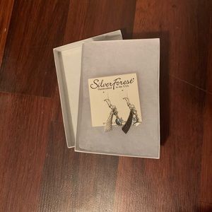 Silver Forest Dangling Earrings